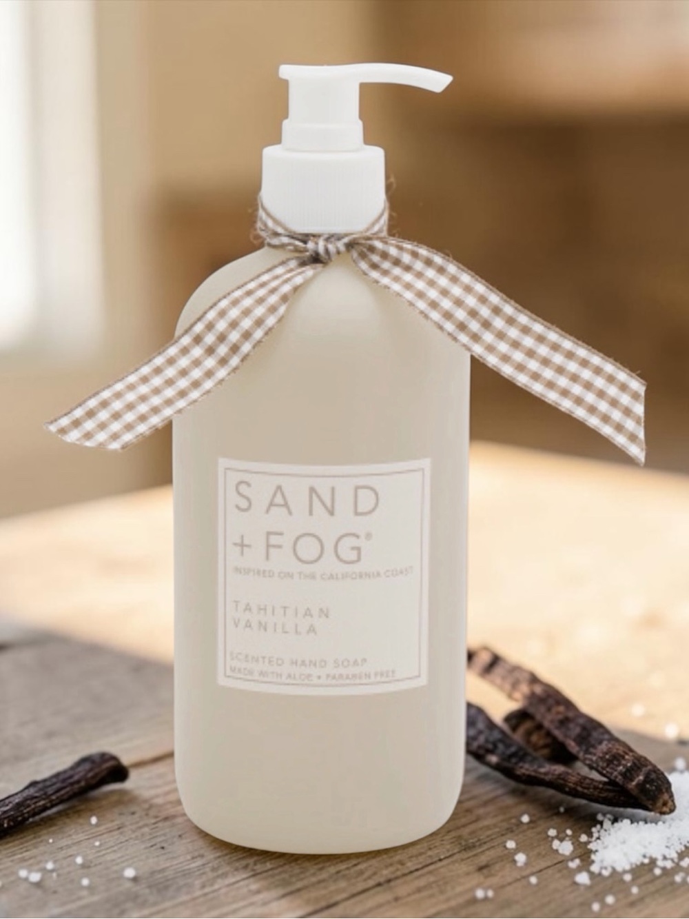 Sand + Fog Tahitian Vanilla Hand Soap - Cream